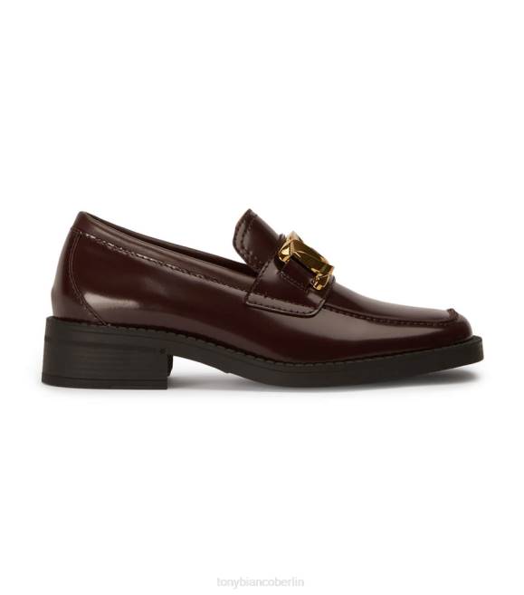 Slipper| de Tony Bianco Frauen Tia-Wohnungen Vino Hallo Glanz 4624595